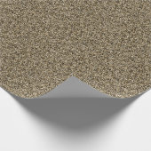 BronzeImitat-Glitzer Geschenkpapier (Ecke)