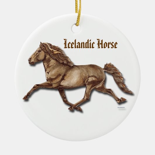 Bronzeisländer Keramikornament (Vorne)