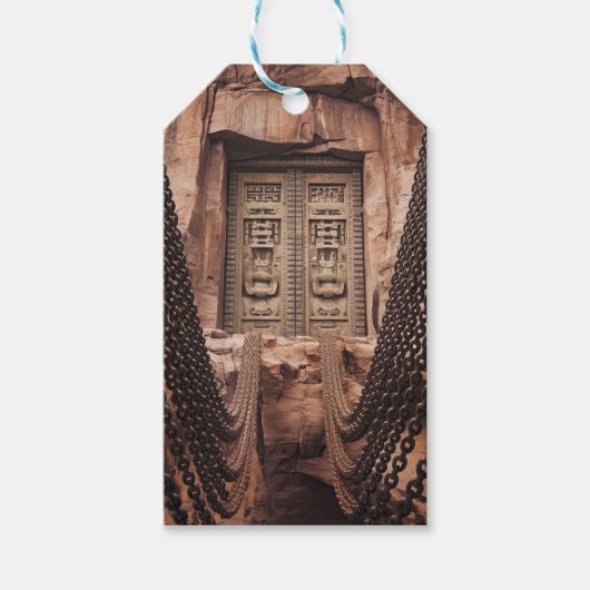 Bronzekettentür Geschenkanhänger (Vorderseite)