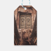 Bronzekettentür Geschenkanhänger (Rückseite)