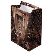 Bronzekettentür Mittlere Geschenktüte (Vorderseite Schrägansicht)