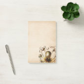 Bronzekrake alterte Sepia Steampunk Reise Post-it Klebezettel (Büro)