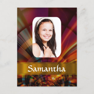 Bronzekreismuster Postkarte