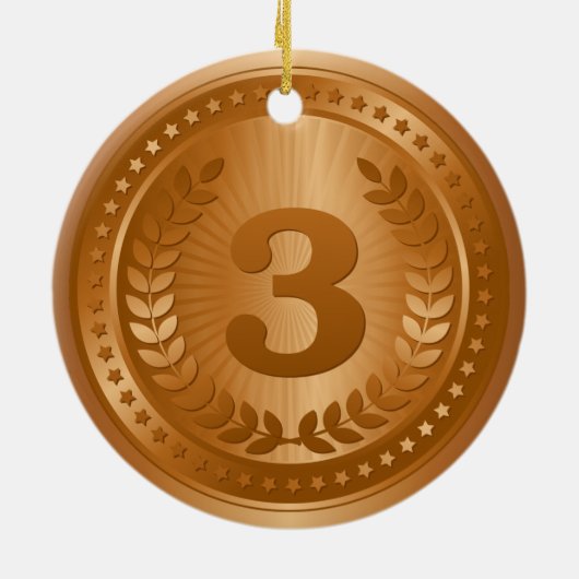 Bronzemedaille 3. Platz Keramik Ornament (Hinten)