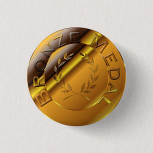 Bronzemedaille Button