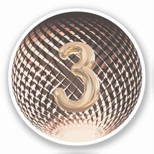 Bronzemedaille, Gewinner des 3. Aufkleber (Vorderseite)