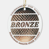 Bronzemedaille, Gewinner des 3. Keramik Ornament (Links)