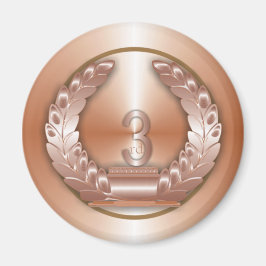 Bronzemedaille Magnet