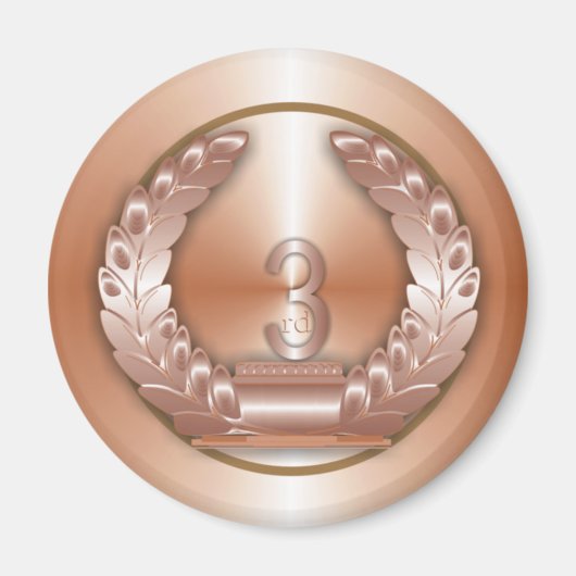 Bronzemedaille Magnet (Vorne)