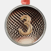 Bronzemedaille, Siegersticker Ornament Aus Metall (Vorne)