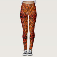 Bronzemutter der Drache-Drache-Skala-Leggings