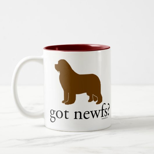 Bronzeneufundland got newfs? Tasse (Links)