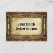 Bronzerahmen - Visitenkarte (Rückseite)