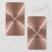 Bronzestahlmetall Visitenkarte (Vorne/Hinten)