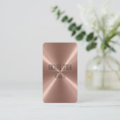 Bronzestahlmetall Visitenkarte (Stehend Vorderseite)