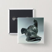 Bronzesturzhelm von Thracian Gladiator, römisch, Button (Vorne & Hinten)
