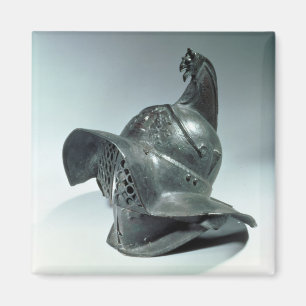 Bronzesturzhelm von Thracian Gladiator, römisch, Magnet