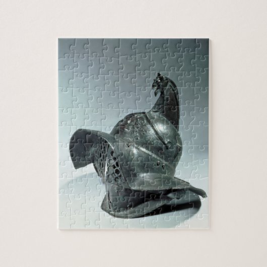 Bronzesturzhelm von Thracian Gladiator, römisch, Puzzle (Vertikal)