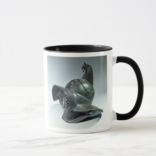 Bronzesturzhelm von Thracian Gladiator, römisch, Tasse (Rechts)