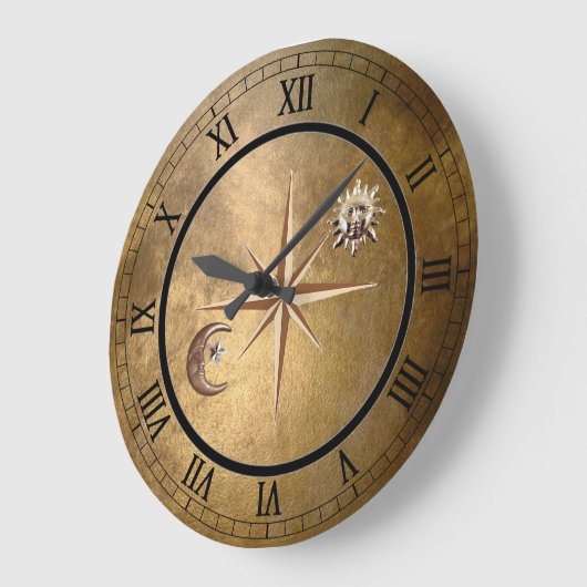 Bronzesuhr und Maueruhr Große Wanduhr (Winkel)