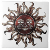 Bronzesun-Fraktal Fliese (Vorderseite)