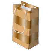 Bronzeverlauf Kleine Geschenktüte (Rückseite Schrägansicht)