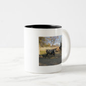 Bronzevieh-Spur Zweifarbige Tasse (VorderseiteRechts)