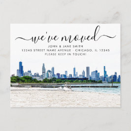 Bronzeville Chicago Moving Ankündigung Postkarte