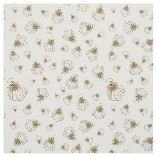 Bronzeweihnachtsengel des Hoffnungs-nahtlosen Stoff (Muster)