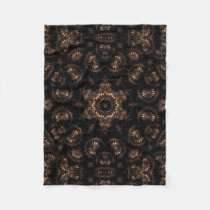 Bronzezeit-Mandala  Fleecedecke