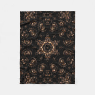 Bronzezeit-Mandala  Fleecedecke