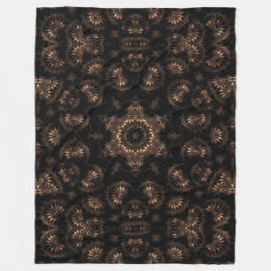 Bronzezeit-Mandala  Fleecedecke