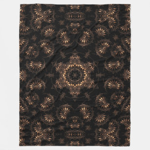 Bronzezeit-Mandala  Fleecedecke