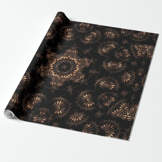 Bronzezeit-Mandala Geschenkpapier (Ungerollt)