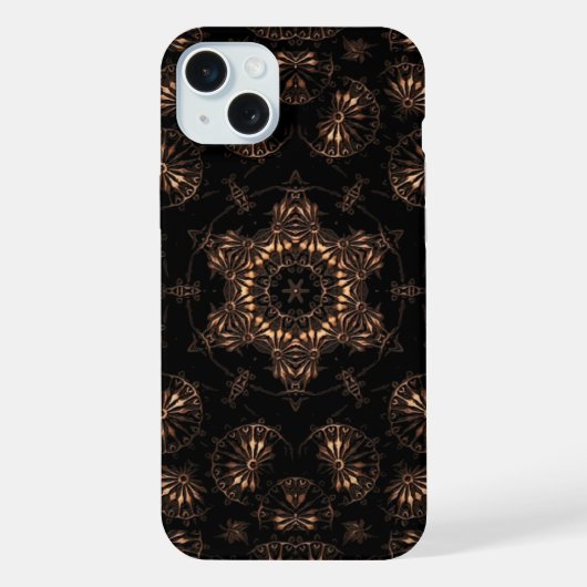 Bronzezeit-Mandala iPhone Hülle (Rückseite)