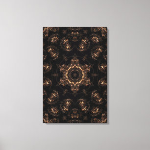 Bronzezeit-Mandala  Leinwanddruck
