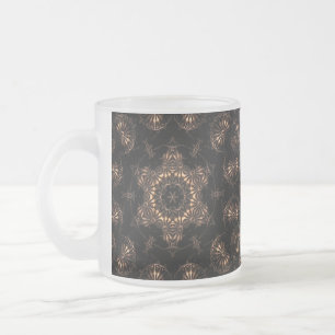 Bronzezeit-Mandala Mattglastasse