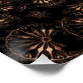 Bronzezeit-Mandala Poster (Ecke)