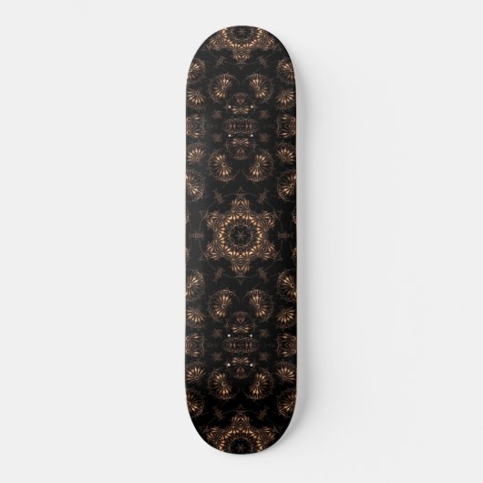 Bronzezeit-Mandala  Skateboard (Vorderseite)