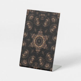 Bronzezeit-Mandala Sockelschild