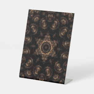 Bronzezeit-Mandala Sockelschild