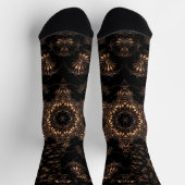 Bronzezeit-Mandala Socken (Oben)