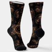 Bronzezeit-Mandala Socken (Gewinkelt)