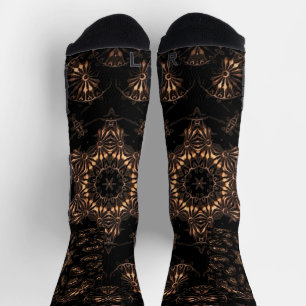 Bronzezeit-Mandala  Socken