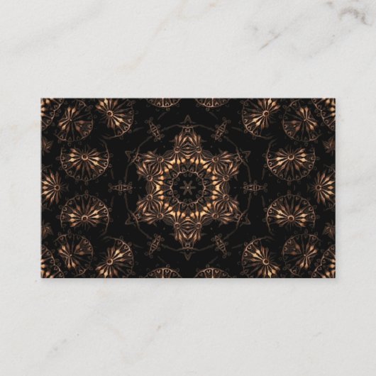 Bronzezeit-Mandala Visitenkarte (Vorderseite)