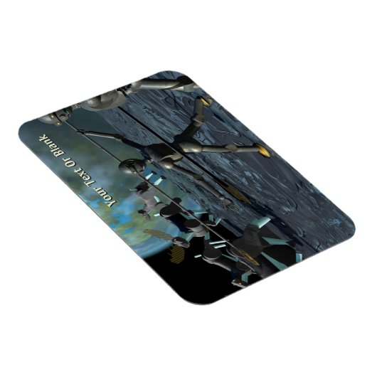 Bronzezeitroboter Magnet (Rechte Seite)