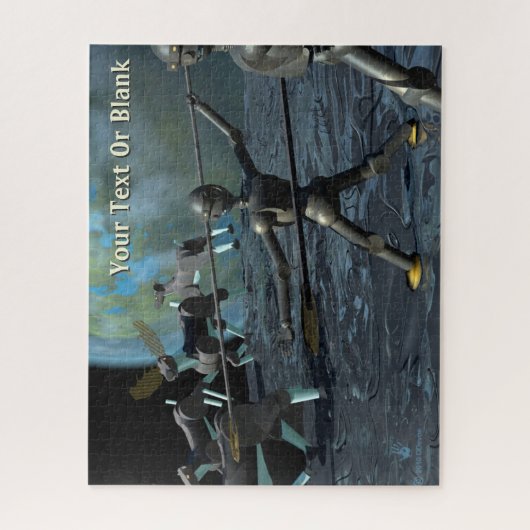 Bronzezeitroboter Puzzle (Vertikal)