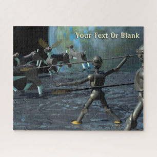 Bronzezeitroboter Puzzle