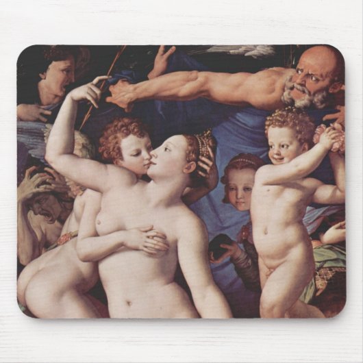 Bronzino - Allegorie der Liebe Mousepad (Vorne)