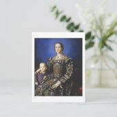 Bronzino Eleanor von Toledo und ihrem Sohn Postkarte (Stehend Vorderseite)